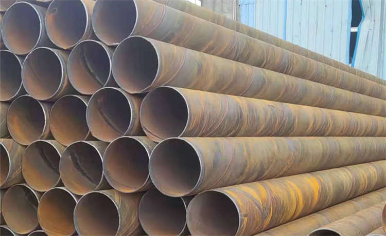 1650打樁螺旋管廠家，鋼材場鋼護筒加工，2320-10mm螺旋管，內(nèi)直徑450mm螺旋焊管